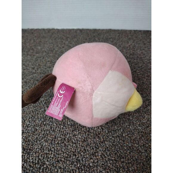 Angry Birds Stella Pink Bird 5" Plush 2014 Rovio Commonwealth (No Sound) - Picture 8 of 9